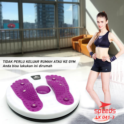 SPEEDS Magnetic Trimmer Jogging Body Plate Waist Twisting Body Slimming Abdomen LX 041-3