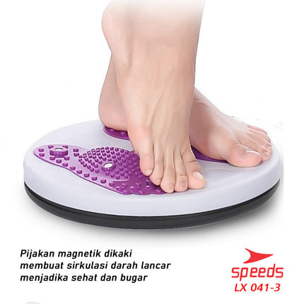 SPEEDS Magnetic Trimmer Jogging Body Plate Waist Twisting Body Slimming Abdomen LX 041-3