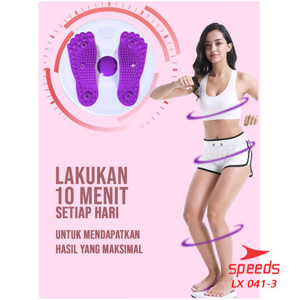 SPEEDS Magnetic Trimmer Jogging Body Plate Waist Twisting Body Slimming Abdomen LX 041-3