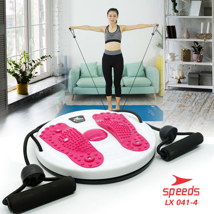 SPEEDS Magnetic Trimmer Jogging Body Plate Waist Twisting With Waist Slimming Rope LX 041-4