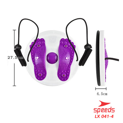 SPEEDS Magnetic Trimmer Jogging Body Plate Waist Twisting With Waist Slimming Rope LX 041-4