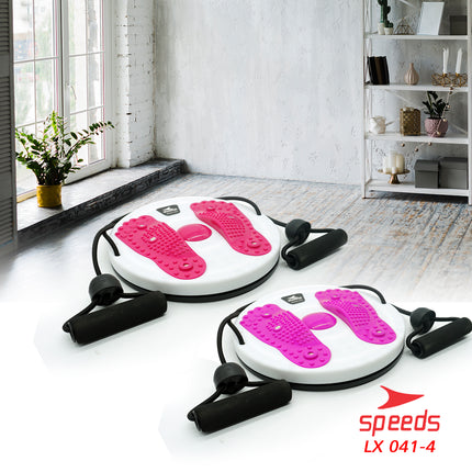 SPEEDS Magnetic Trimmer Jogging Body Plate Waist Twisting With Waist Slimming Rope LX 041-4