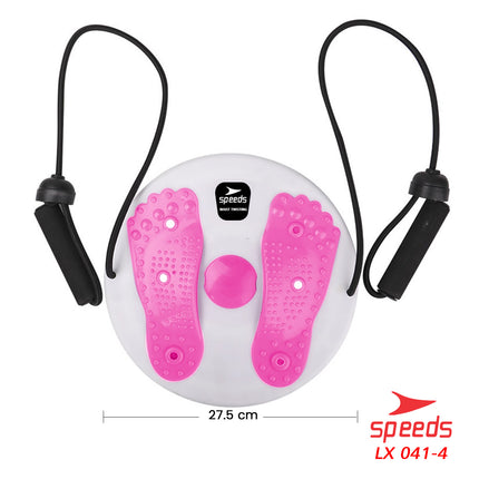 SPEEDS Magnetic Trimmer Jogging Body Plate Waist Twisting With Waist Slimming Rope LX 041-4