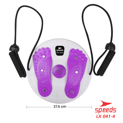 SPEEDS Magnetic Trimmer Jogging Body Plate Waist Twisting With Waist Slimming Rope LX 041-4