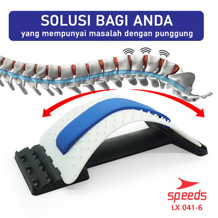 SPEEDS Back Massager Backbone Stretcher Back Massage Fitness Equipment LX 041-6