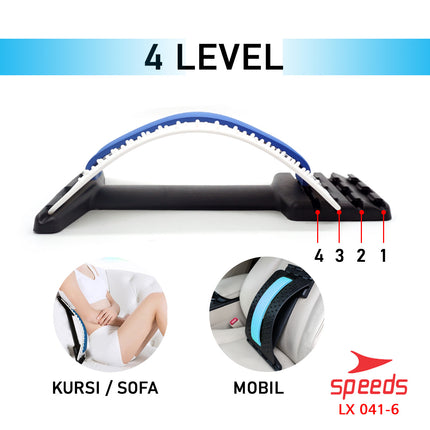 SPEEDS Back Massager Backbone Stretcher Back Massage Fitness Equipment LX 041-6