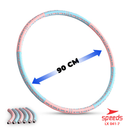 SPEEDS Portable Hula Hoop Disassemble 8 Segments HulaHoop Sports Fitness 041-7