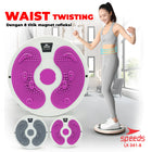 SPEEDS Magnetic Trimmer Jogging Body Plate Waist Twisting Fat Burning Tool 041-8