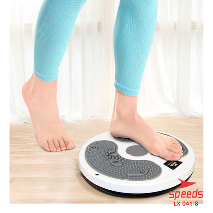 SPEEDS Magnetic Trimmer Jogging Body Plate Waist Twisting Fat Burning Tool 041-8