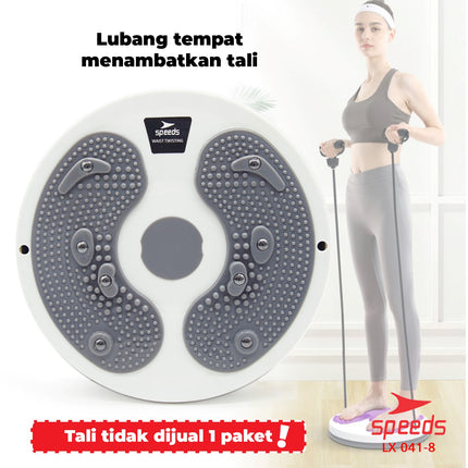 SPEEDS Magnetic Trimmer Jogging Body Plate Waist Twisting Fat Burning Tool 041-8