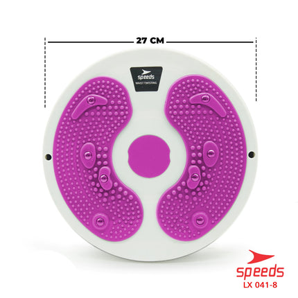 SPEEDS Magnetic Trimmer Jogging Body Plate Waist Twisting Fat Burning Tool 041-8