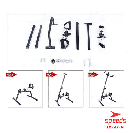 SPEEDS Pedal Exerciser Stationary Bike Therapy for Legs and Hands, Stroke 042-10