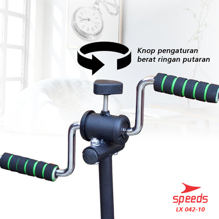 SPEEDS Pedal Exerciser Stationary Bike Therapy for Legs and Hands, Stroke 042-10