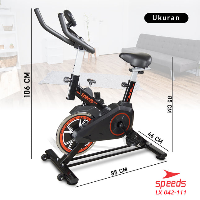 SPEEDS Exercise Spin Bike Fitness Bike Fitness Equipment Elliptical New Model 042-111