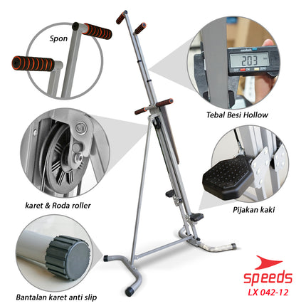 SPEEDS Vertical Climber Fitness Equipment Mountain Climbing Vertical Climbers 042-12