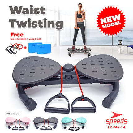 SPEEDS Waist Twisting Fitness Equipment Exercise Plate Slimming Fat Waist Twister Outdoor Indoor 042-14