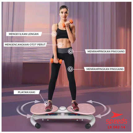 SPEEDS Waist Twisting Fitness Equipment Exercise Plate Slimming Fat Waist Twister Outdoor Indoor 042-14