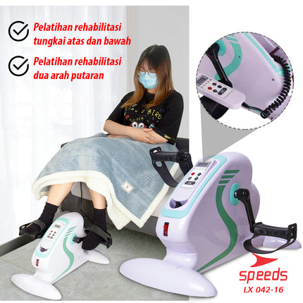 SPEEDS Static Bicycle Therapy Mini Static Bicycle for Legs, Hands, Stroke, Health Therapy Tool 042-16