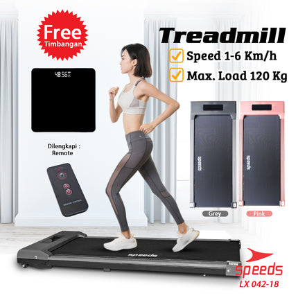 SPEEDS Treadmill Elektrik Walking Pad Listrik 042-18