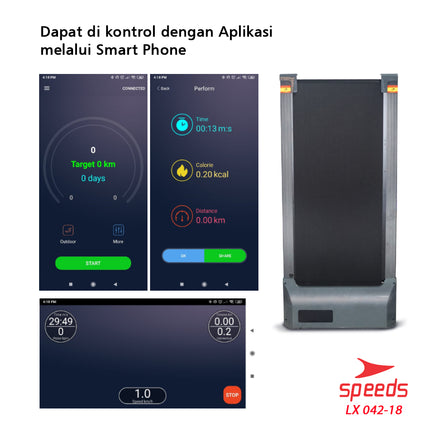 SPEEDS Treadmill Elektrik Walking Pad Listrik 042-18