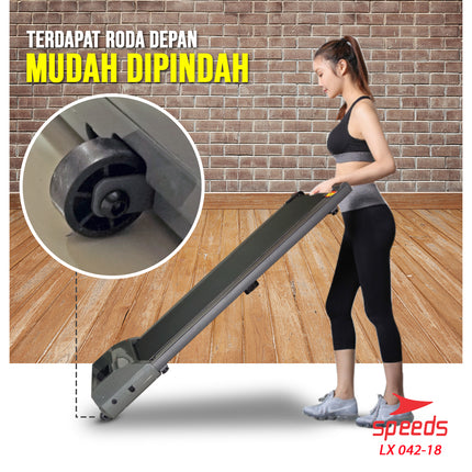 SPEEDS Treadmill Elektrik Walking Pad Listrik 042-18