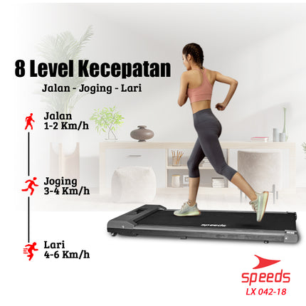 SPEEDS Treadmill Elektrik Walking Pad Listrik 042-18