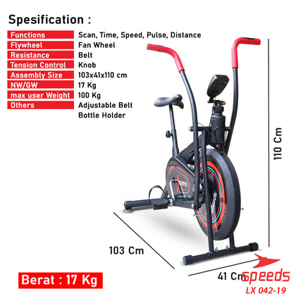 SPEEDS Sepeda Statis Platinum Bike 042-19