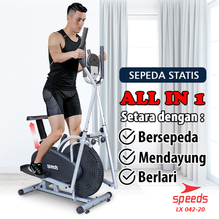 SPEEDS Sepeda Statis Orbitrack Platinum Bike 042-20