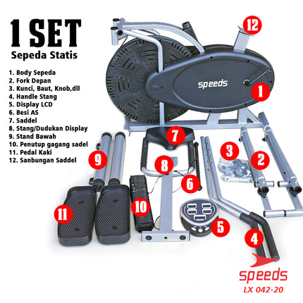 SPEEDS Sepeda Statis Orbitrack Platinum Bike 042-20