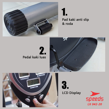 SPEEDS Sepeda Statis Orbitrack Platinum Bike 042-20