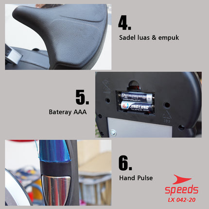 SPEEDS Sepeda Statis Orbitrack Platinum Bike 042-20