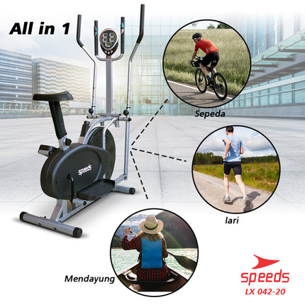 SPEEDS Sepeda Statis Orbitrack Platinum Bike 042-20