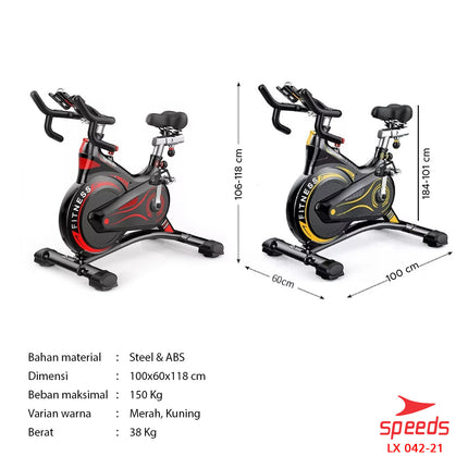 SPEEDS Sepeda Statis 042-21
