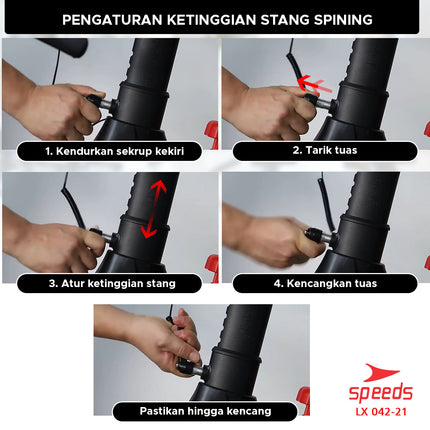 SPEEDS Sepeda Statis 042-21