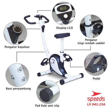 SPEEDS Spinning Bike Exercise Belt Bike 042-23