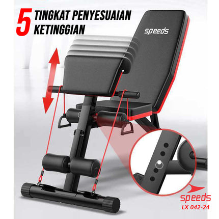 SPEEDS Dumbbell Sit Up Board Bench 042-24