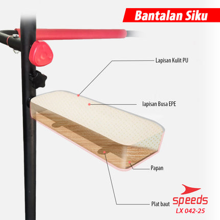SPEEDS Pull Up Stand Chin Up Pull Up Bar Home Fitness Equipment Home Gym 042-25