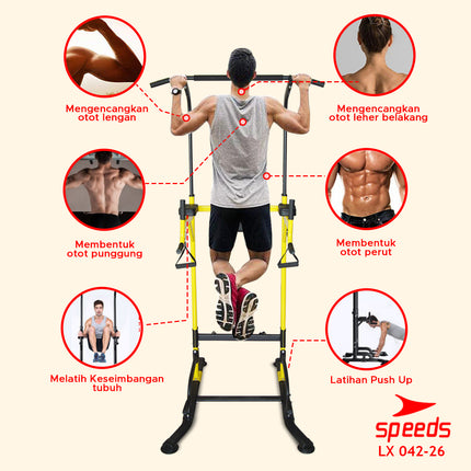 SPEEDS Power Tower Pull Up Bar 042-26