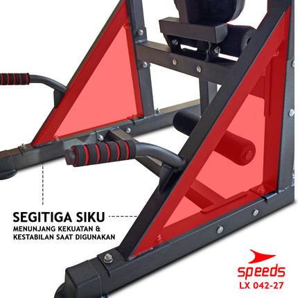 SPEEDS Power Tower Pull Up Bar Chin Up Hanging Bar Home Gym Fitness Equipment Sports Equipment 042-27
