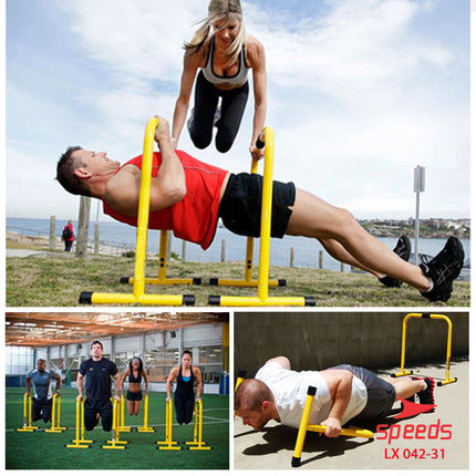 SPEEDS Dip Bar Portable Lebert Equalizer Push Up Bar Training Station Fitness Equipment 042-31