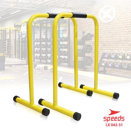 SPEEDS Dip Bar Portable Lebert Equalizer Push Up Bar Training Station Fitness Equipment 042-31