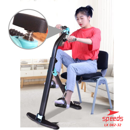 SPEEDS Pedal Exerciser Stationary Bike Therapy for Legs and Arms Dual Exerciser 042-32