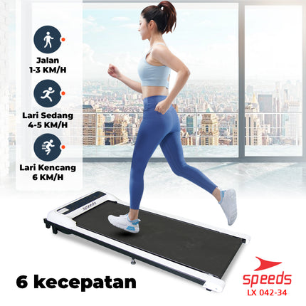 SPEEDS Electric Treadmill Walking Pad Electric Treadmill Home Gym Exercise Equipment 042-34
