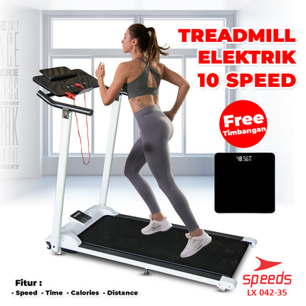 SPEEDS Foldable Electric Treadmill Running Machine Home Exercise 042-35