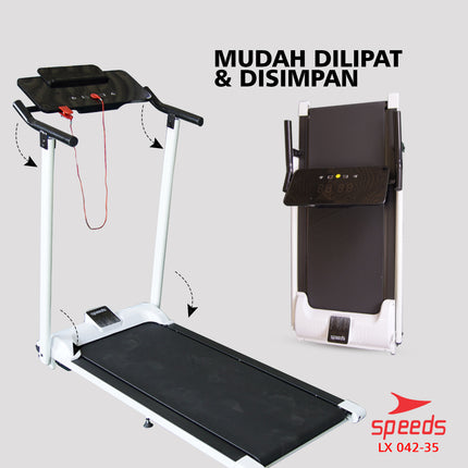 SPEEDS Foldable Electric Treadmill Running Machine Home Exercise 042-35