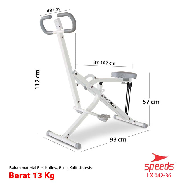 SPEEDS Power Squat Fitness Equipment Exercise Bike Power Rider Squat Sports Equipment 042-36