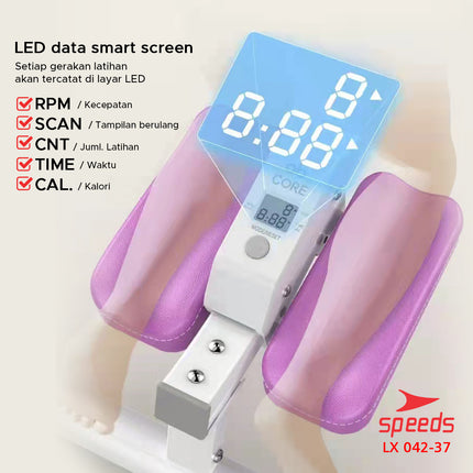 SPEEDS AB Coaster Gym Equipment for Abdominal Muscle Toning, Abdomen, Thigh, and Hip Workout 042-37