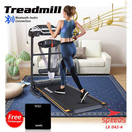 SPEEDS 2.0 Electric Treadmill 2-in-1 Machine Exercise Gym Fitness Cardio 042-4