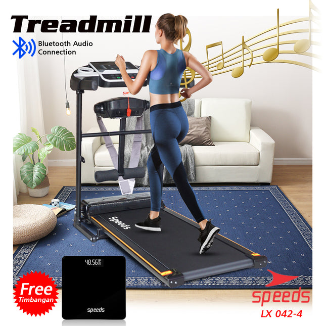 SPEEDS 2.0 Electric Treadmill 2-in-1 Machine Exercise Gym Fitness Cardio 042-4
