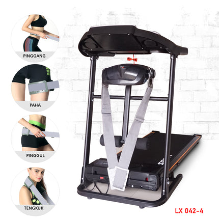 SPEEDS 2.0 Electric Treadmill 2-in-1 Machine Exercise Gym Fitness Cardio 042-4
